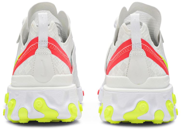 Nike React Element 55 Checkered White Crimson Volt