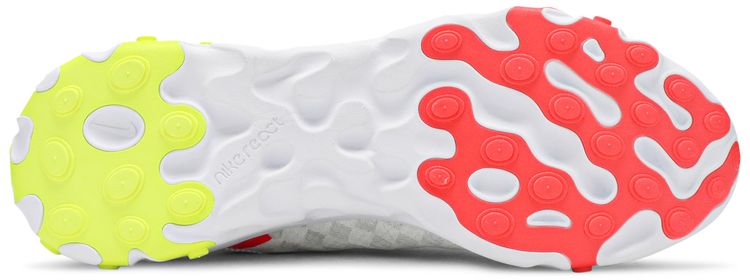 Nike React Element 55 Checkered White Crimson Volt