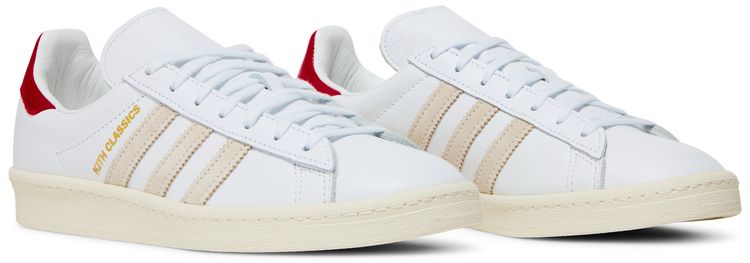 Kith x adidas Campus 80s Classics Program   White Red