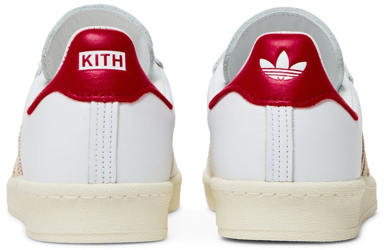 Kith x adidas Campus 80s Classics Program   White Red