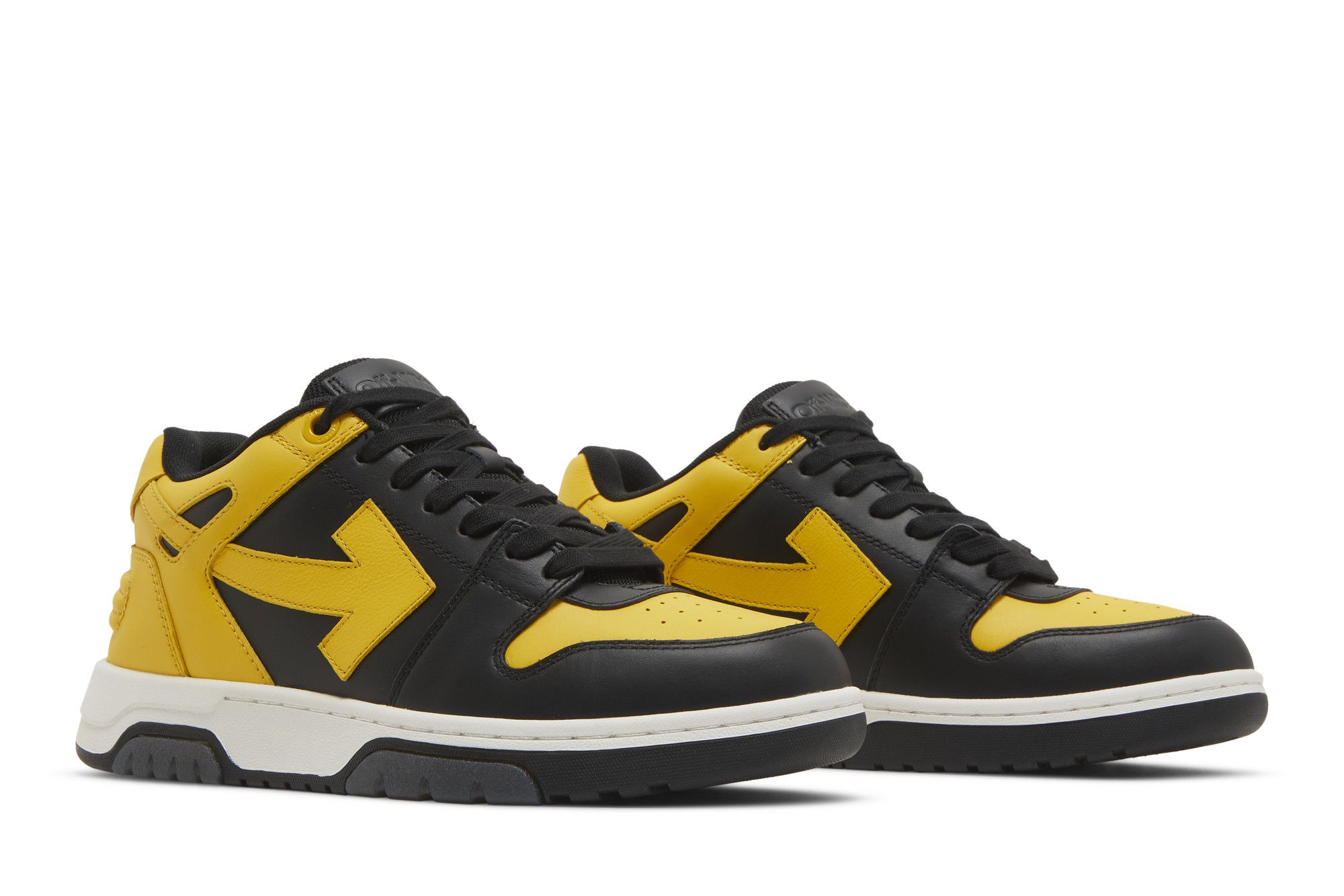 Black and yellow off white shoes new arrivals