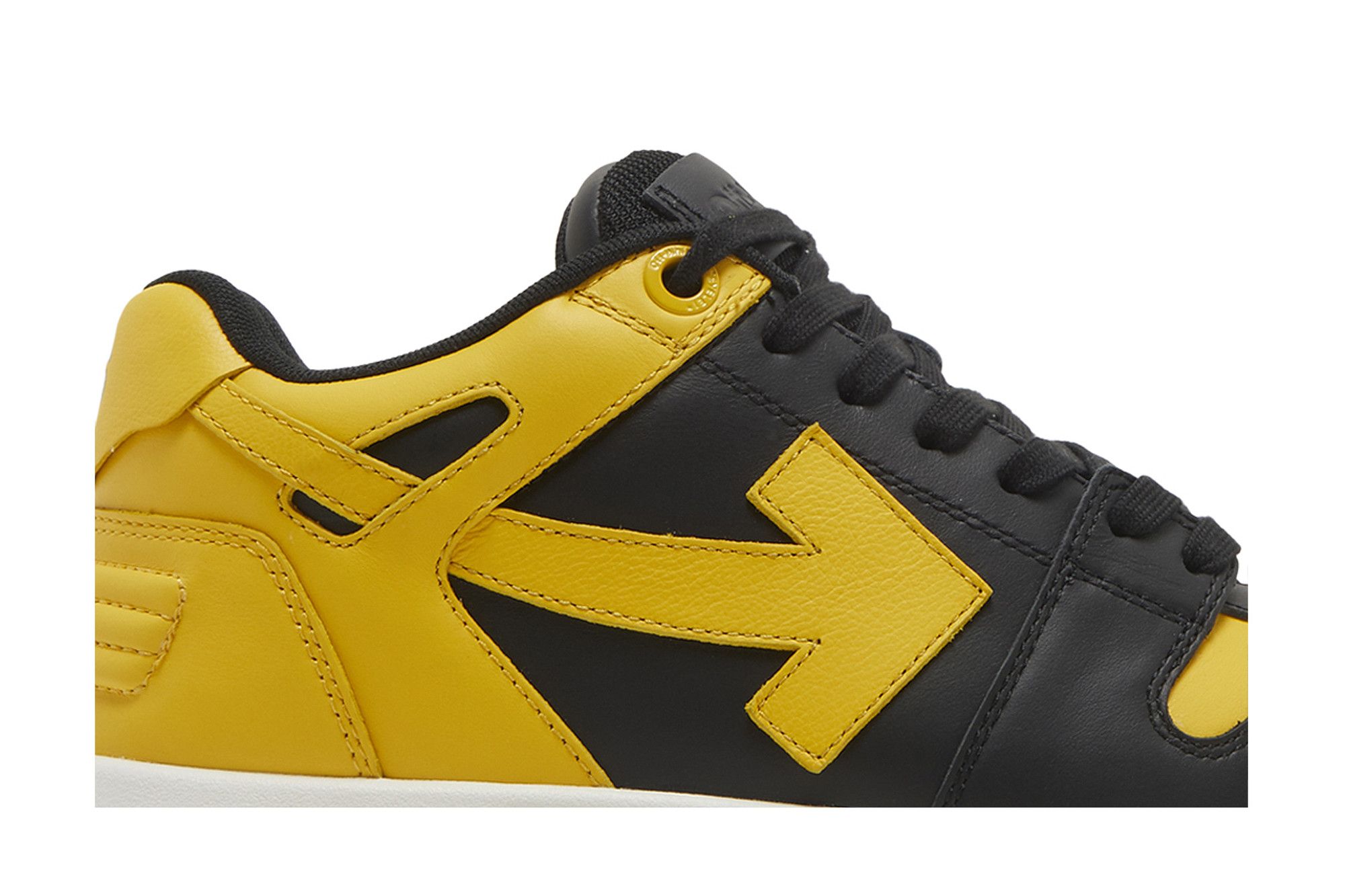 Black and yellow off white shoes outlet