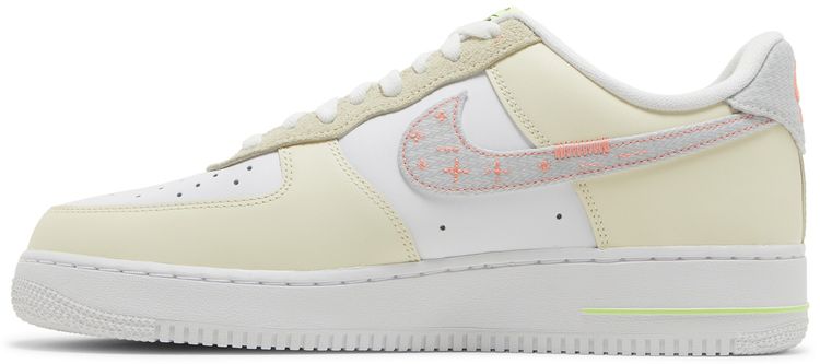 Nike Air Force 1 07 LV8 Just Stitch It   White Shade Green
