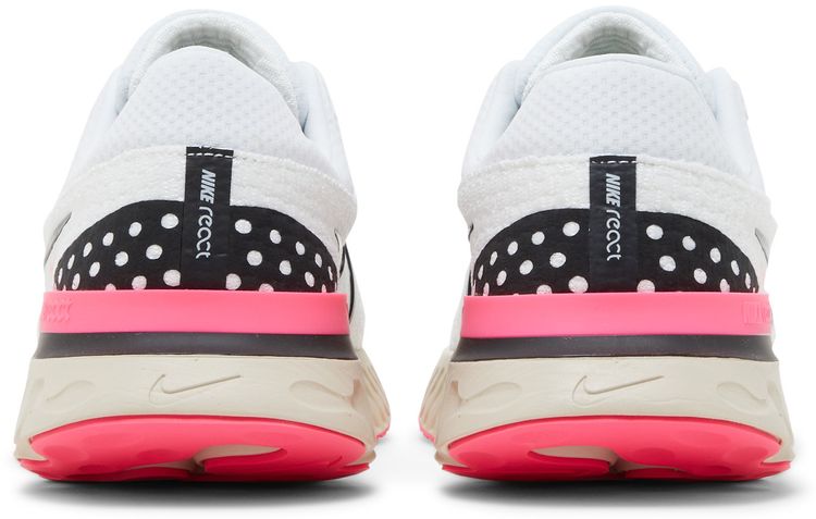 React Infinity Run Flyknit 3 White Hyper Pink