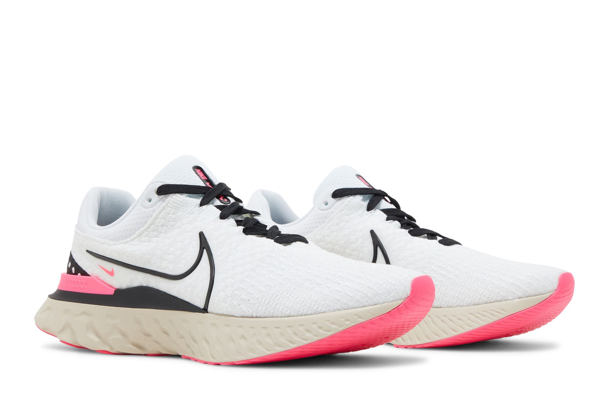 Buy Nike React Infinity Run Flyknit 3 'White Hyper Pink