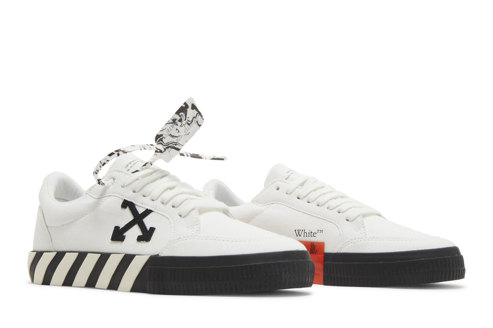 Buy Off-White Vulc Sneaker 'White Black' - OMIA085F21FAB002 0110