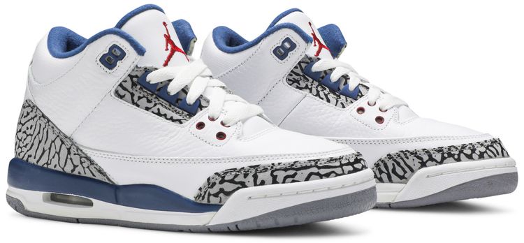 Air Jordan 3 Retro GS True Blue 2011