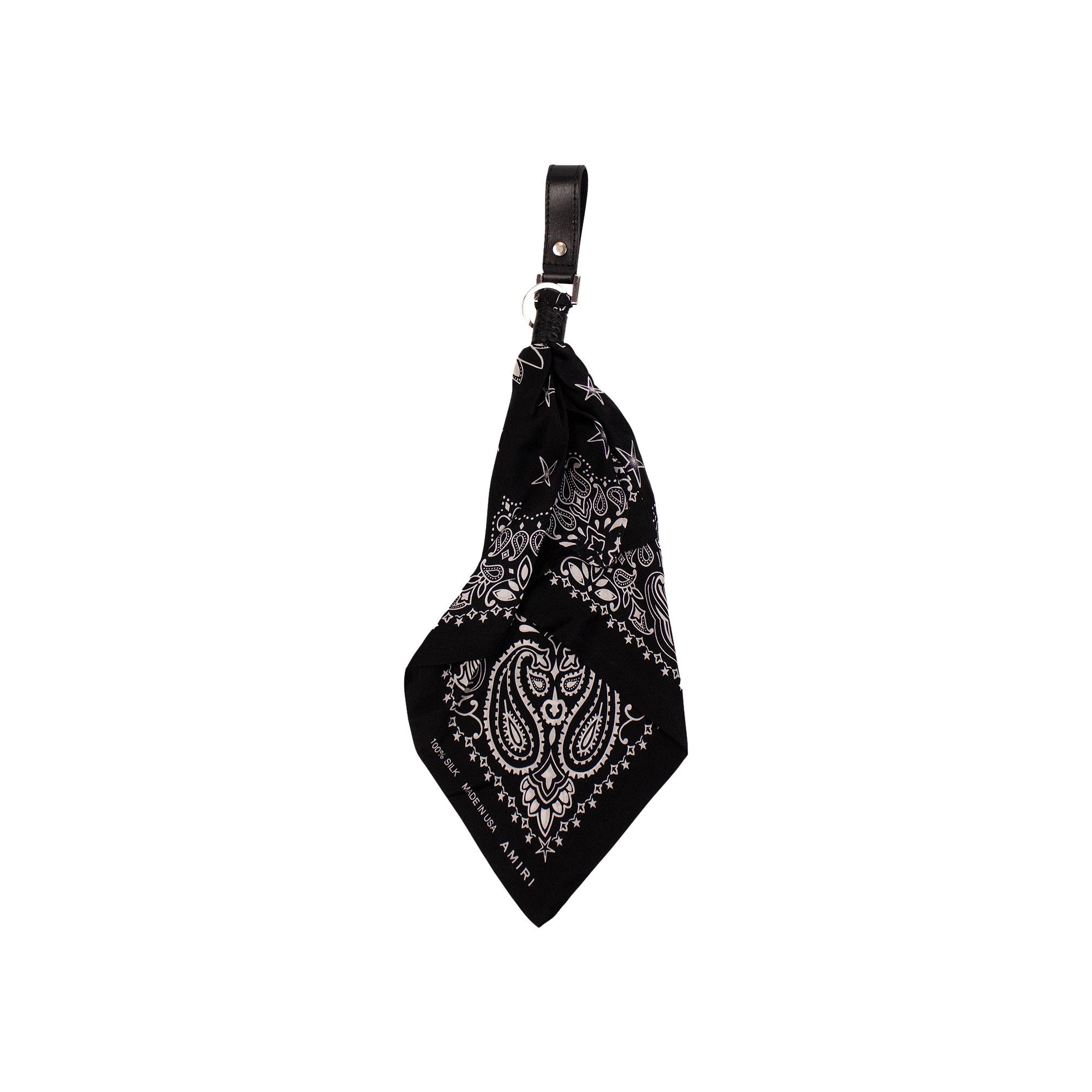 【定価4.4万】AMIRI BANDANA KEYCHAIN アミリ amiri-black-Black-And-White-