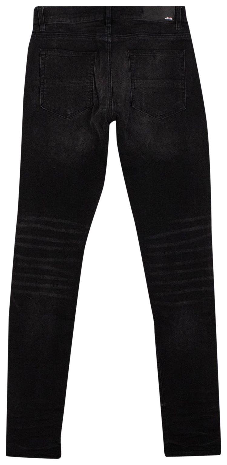 Amiri Aged Broken Jeans Black