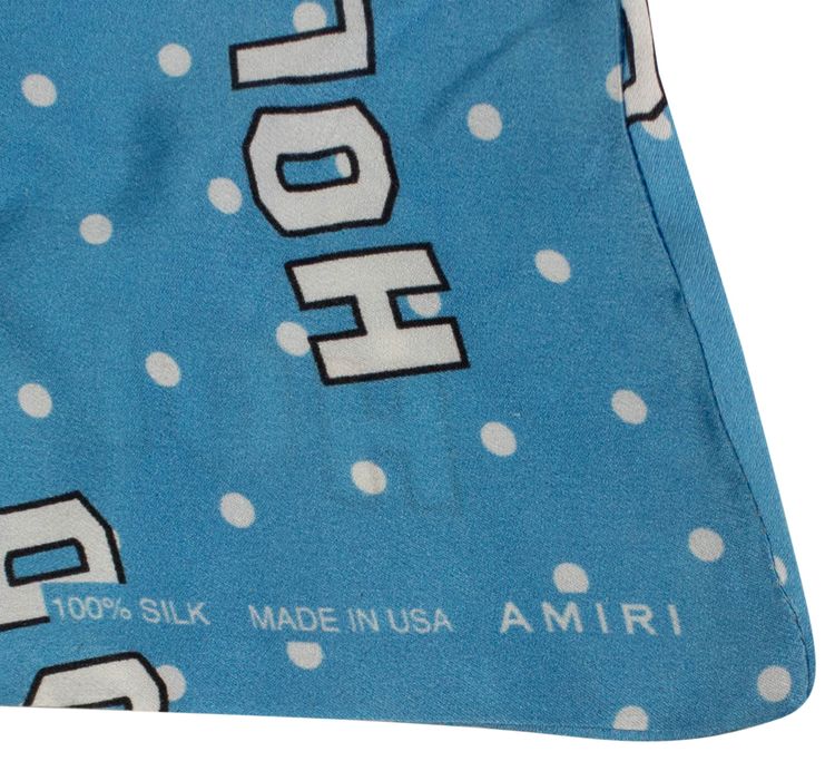 Amiri Hollywood Bandana Key Chain Blue