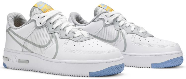 Nike Air Force 1 React Smoke Grey Gold