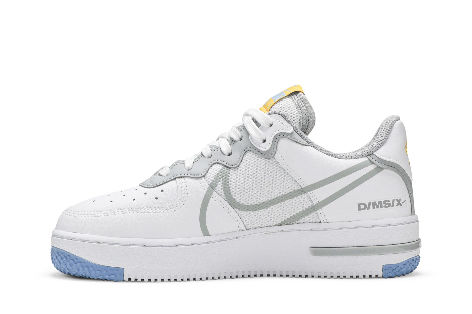 Size 3.5 Air Force 1 React 'Smoke Grey Gold'