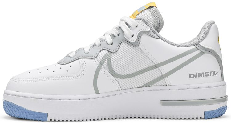 Nike Air Force 1 React Smoke Grey Gold