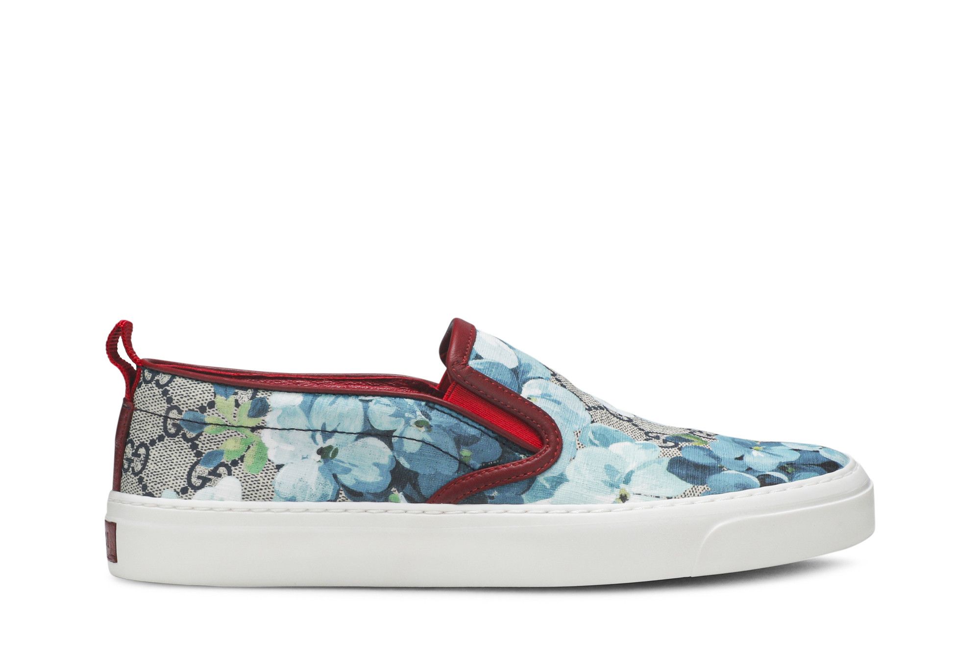 Gucci floral slip ons best sale