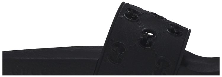 Gucci Rubber GG Slide Black