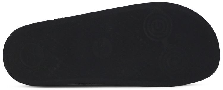 Gucci Wmns Logo Rubber Slide Black