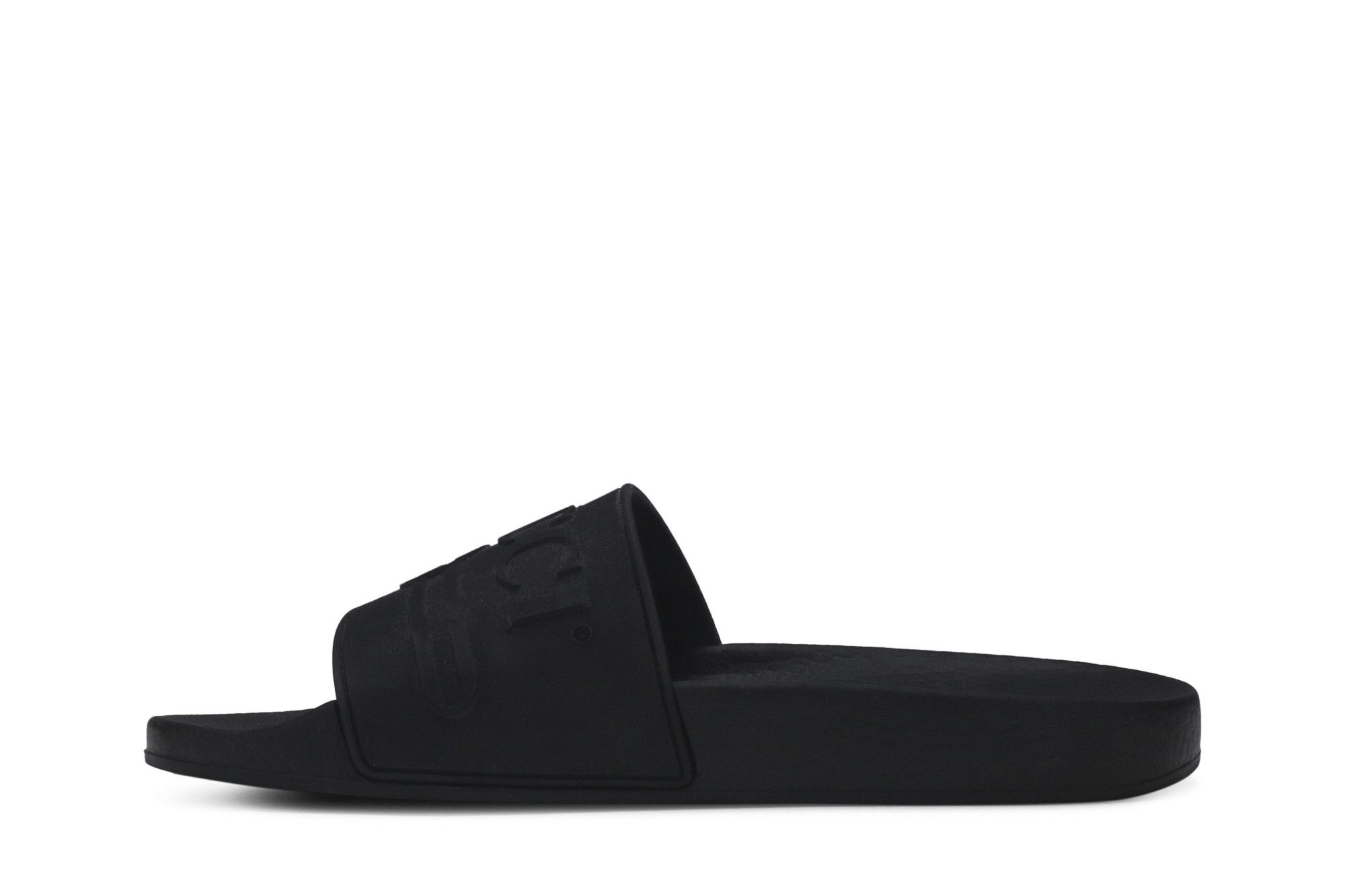 Buy Gucci Wmns Logo Rubber Slide 'Black' - 525140 JCZ00 1031