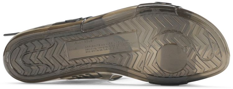 Off White Wmns Jelly Zip Tie Black