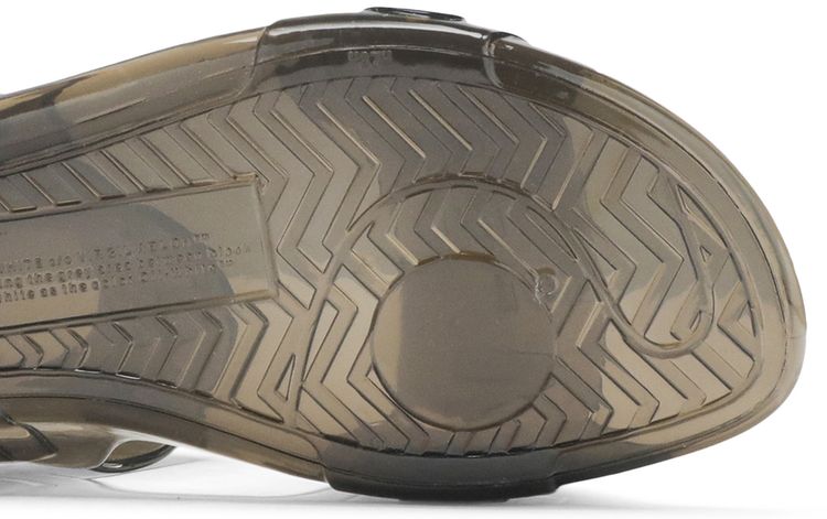 Off White Wmns Jelly Zip Tie Black