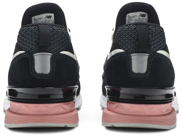 New Balance 574 Black White Pink