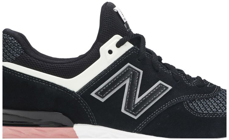 New Balance 574 Black White Pink