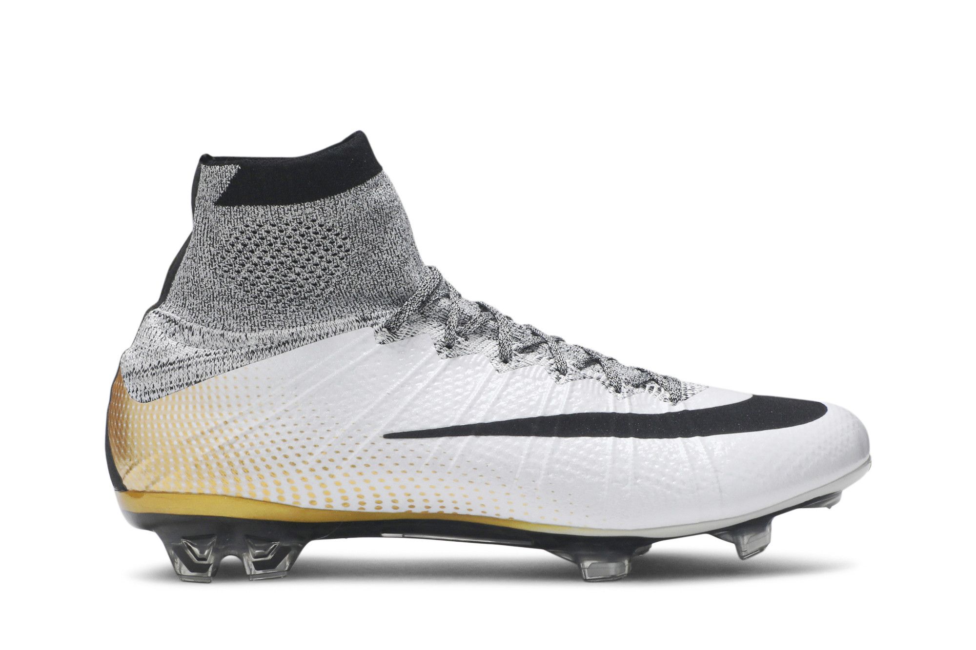 Size 10.0 CR7 x Mercurial Superfly SE FG 324K Gold
