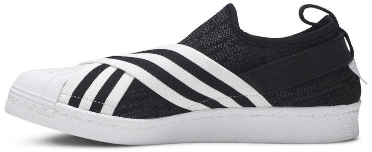 White Mountaineering x adidas Superstar Slip On PK Black White