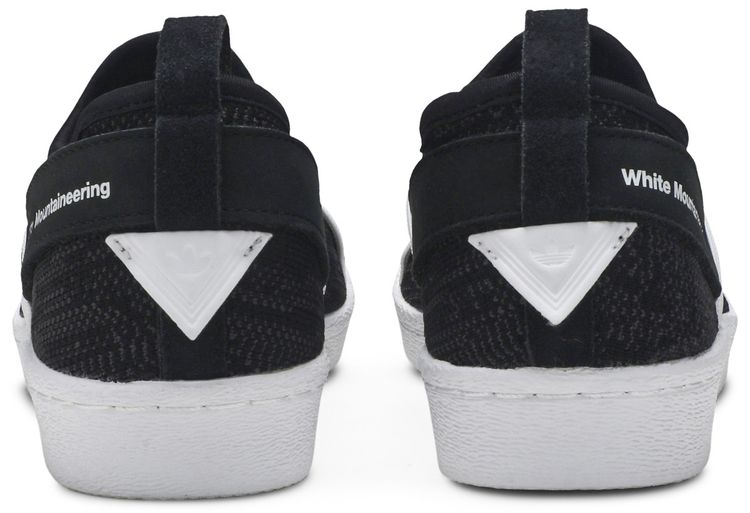 White Mountaineering x adidas Superstar Slip On PK Black White