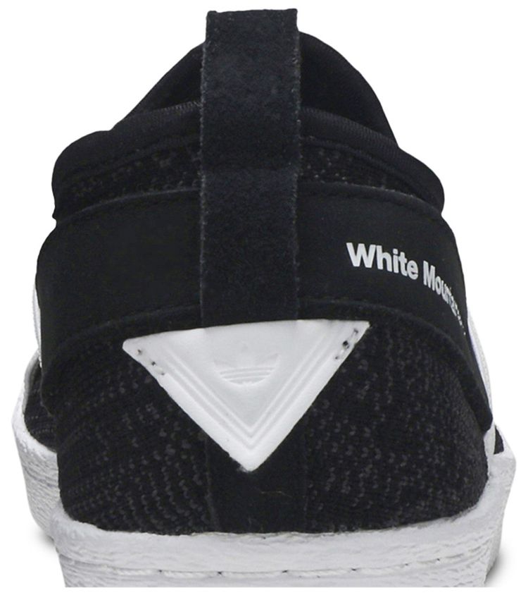 White Mountaineering x adidas Superstar Slip On PK Black White