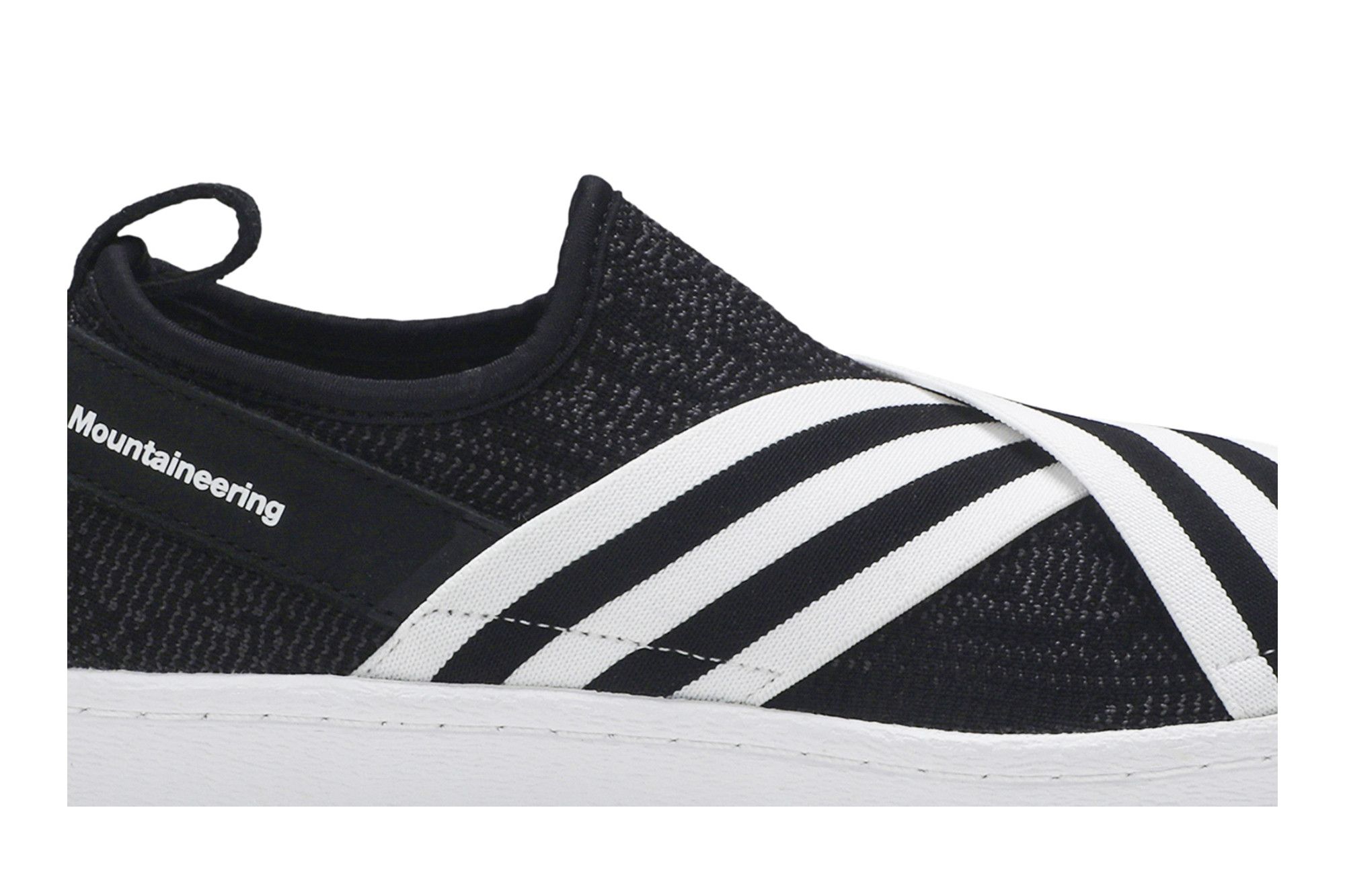 Superstar slip-on pk x white mountaineering  black/white outlet
