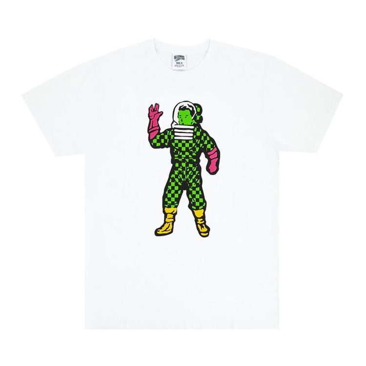 Billionaire Boys Club Astro Checker Short Sleeve T Shirt White