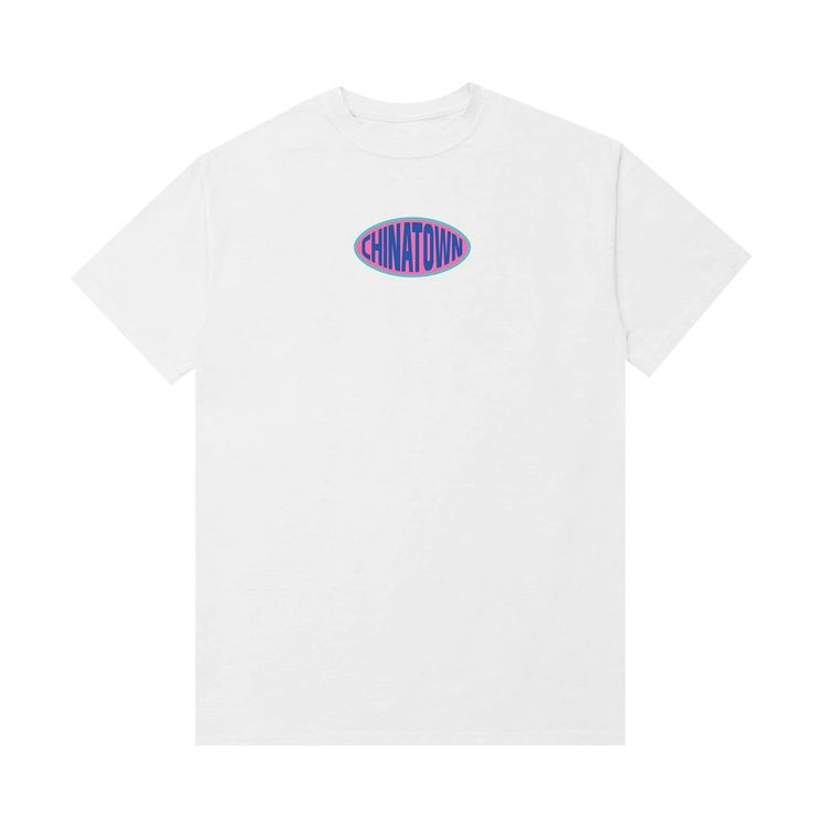 Chinatown Market Oval Logo T-Shirt 'White'