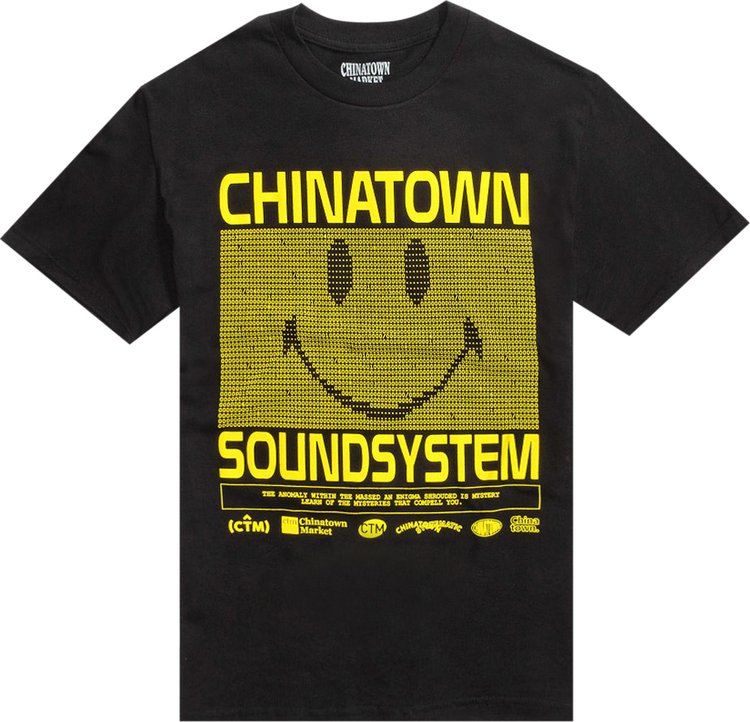 Chinatown Market Sound System T-Shirt 'Black / Yellow'