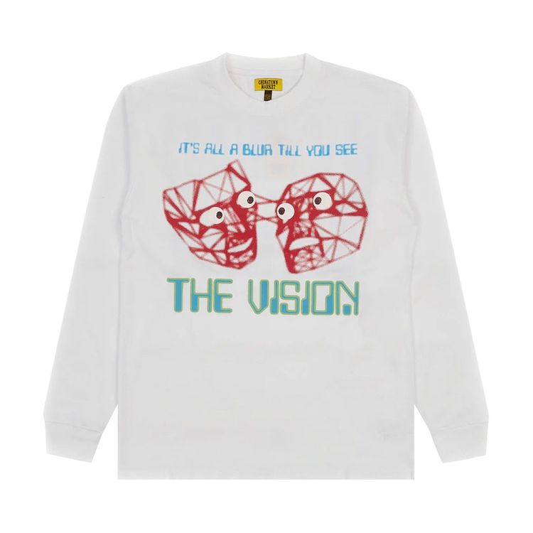 Chinatown Market Vision Long Sleeve Tee White