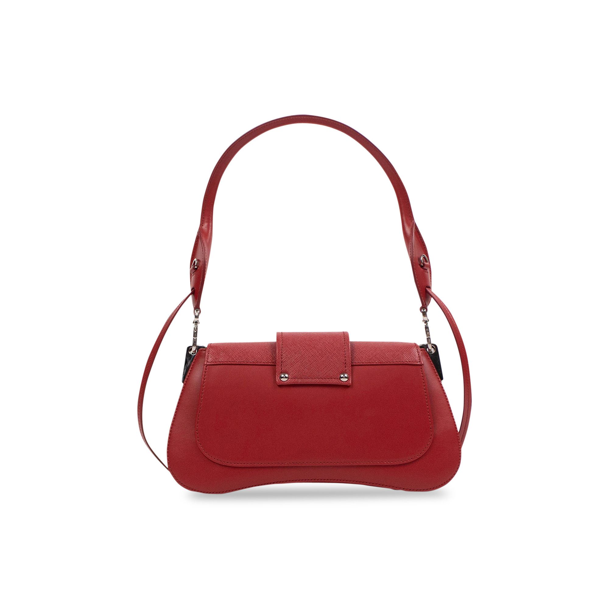 Buy Prada Sidonie Calf Leather Small Shoulder Bag 'Red' - 1BD228