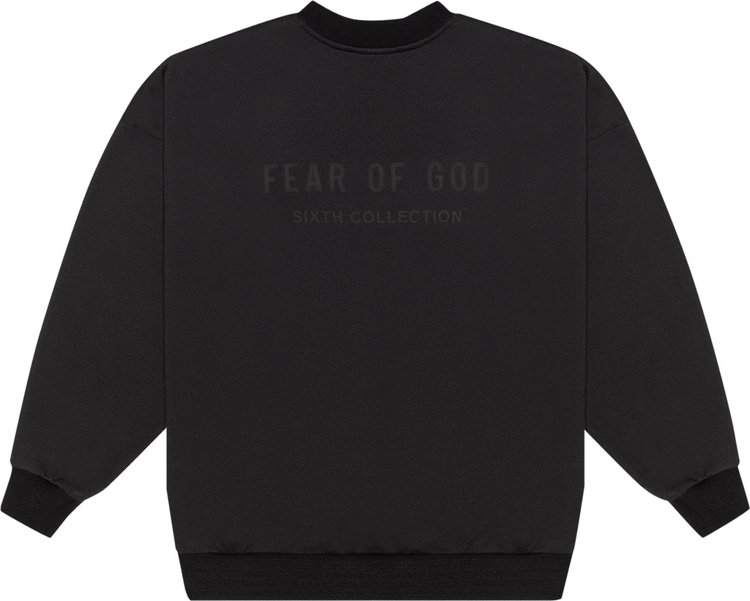Fear of God Back Logo Crewneck Sweatshirt 'Black/Black'