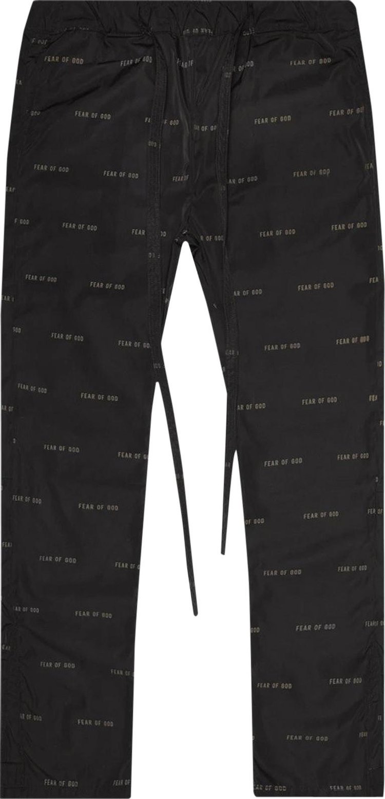 Fear of God All Over Print Baggy Track Pants 'Black'