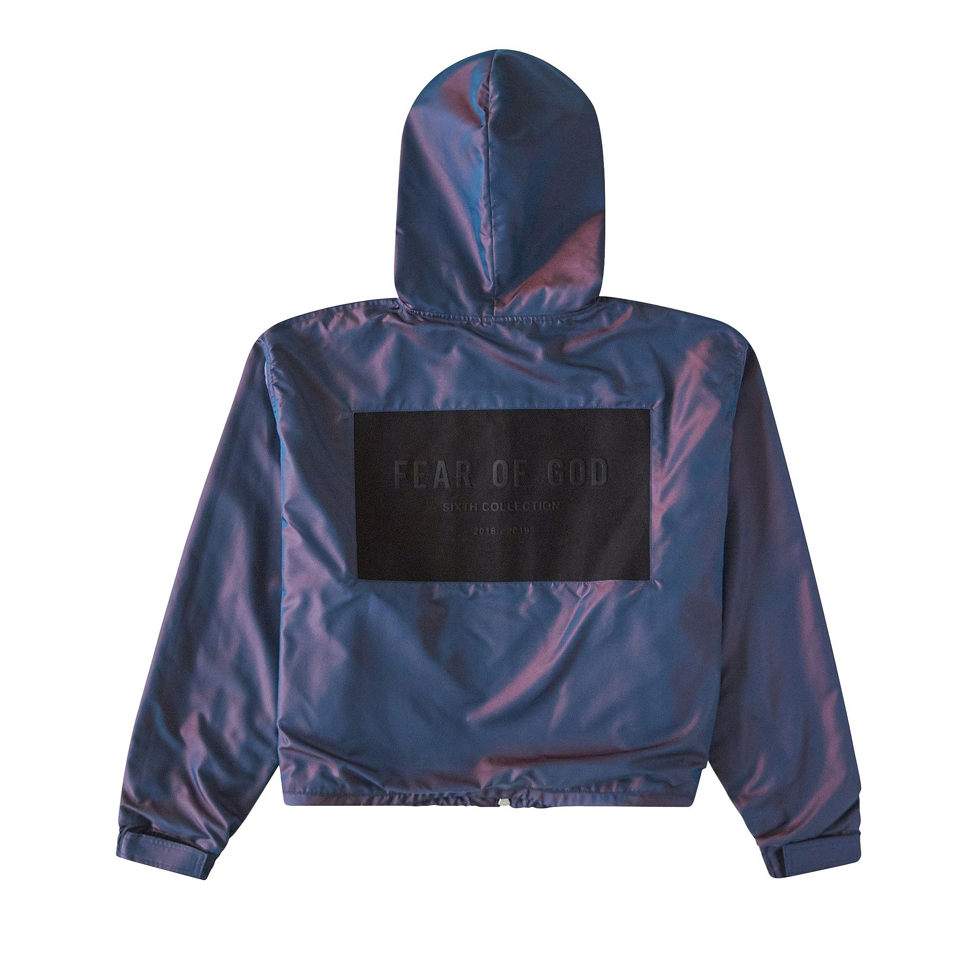 Fear of god nylon full zip hoodie clearance