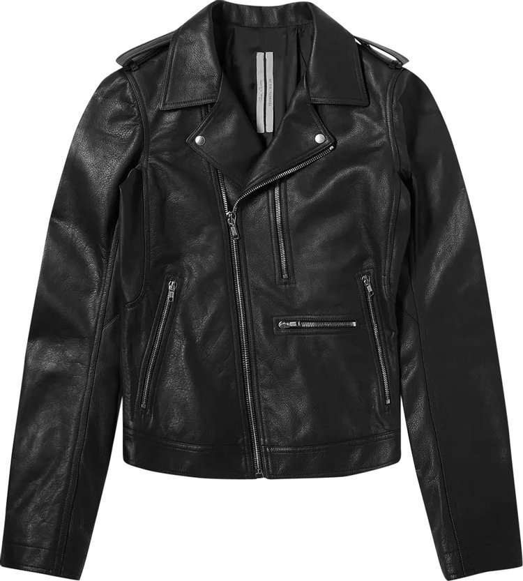 Rick Owens Stooges Leather Jacket 'Blu'