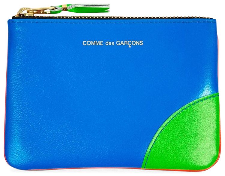 Comme des Garcons Super Fluo Wallet Blue Flup