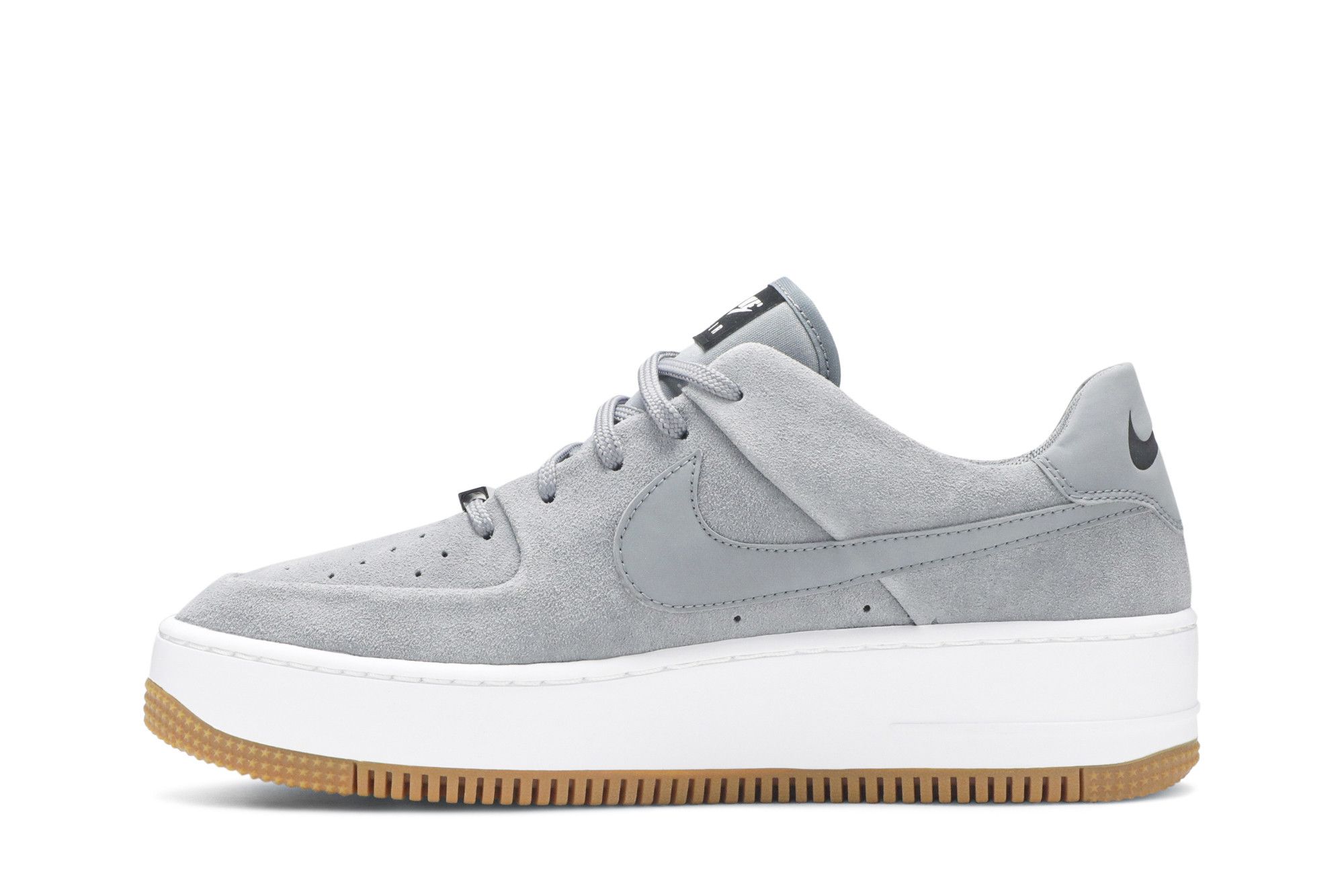 Nike air force 1 sage low grey suede clearance