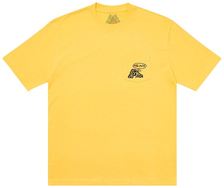 Palace Peace Pocket T Shirt Yellow