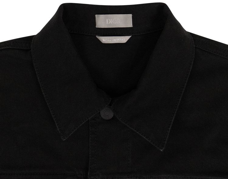 Dior x Raymond Pettibon Mona Lisa Denim Jacket Black