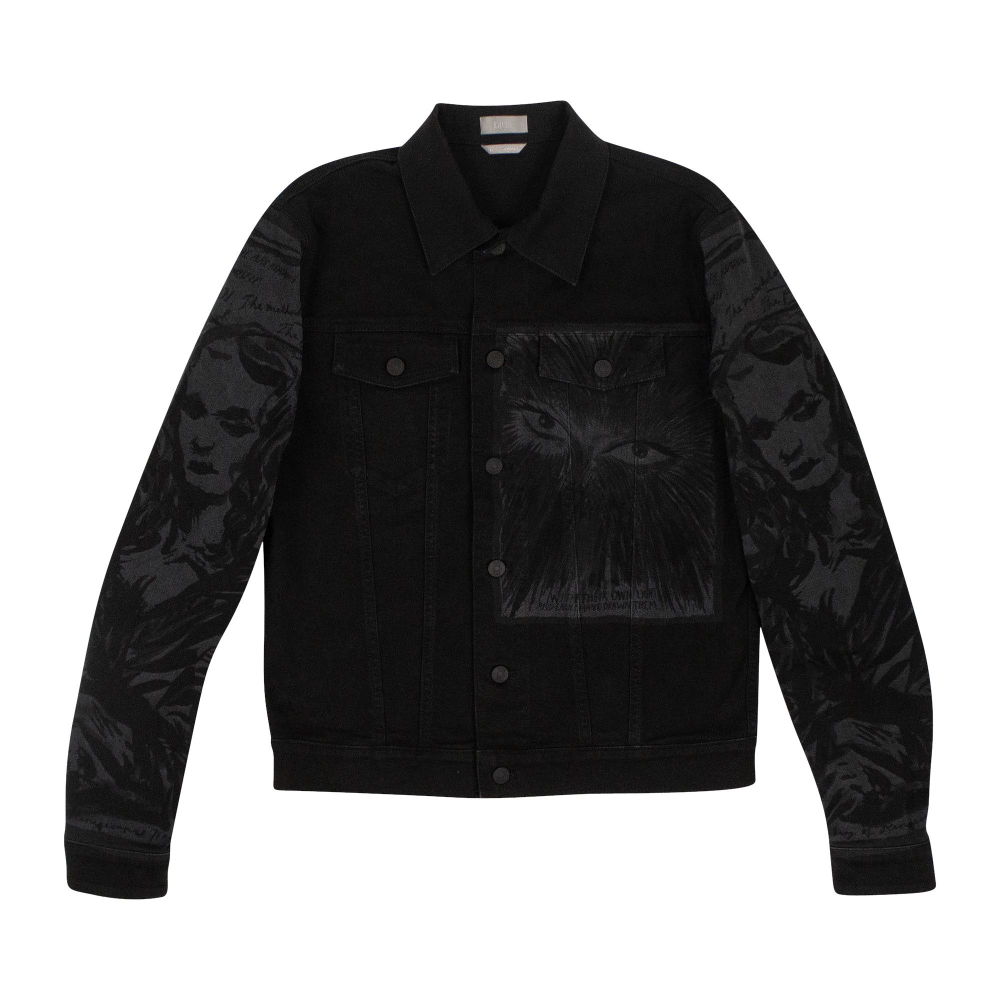 Buy Dior x Raymond Pettibon Mona Lisa Denim Jacket Black 943D482B209X C988 GOAT CA