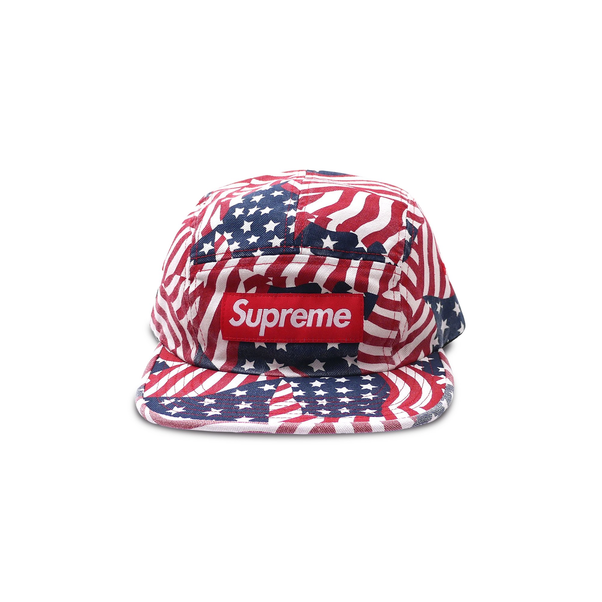 Supreme Washed Chino Twill Cap 'Flags'