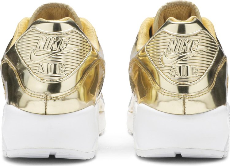 Wmns Air Max 90 Metallic Pack   Gold