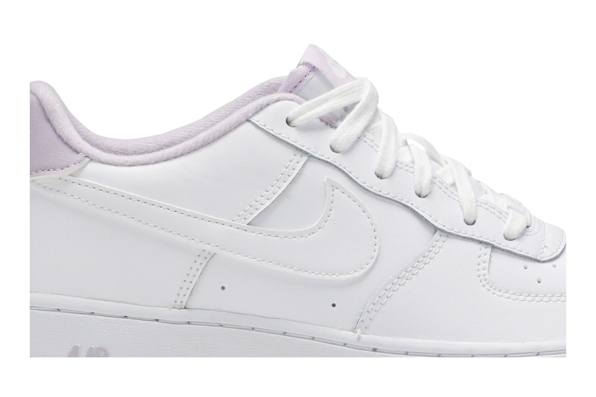 Achetez des Air Force 1 GS White Iced Lilac CD6915 100 GOAT FR