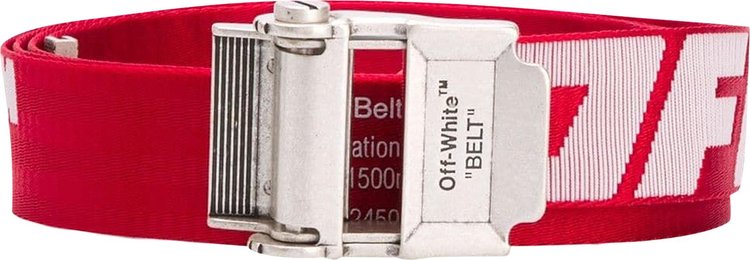 OFF-WHITE 2.0 Industrial Belt Red/White Men's - FW19 - US