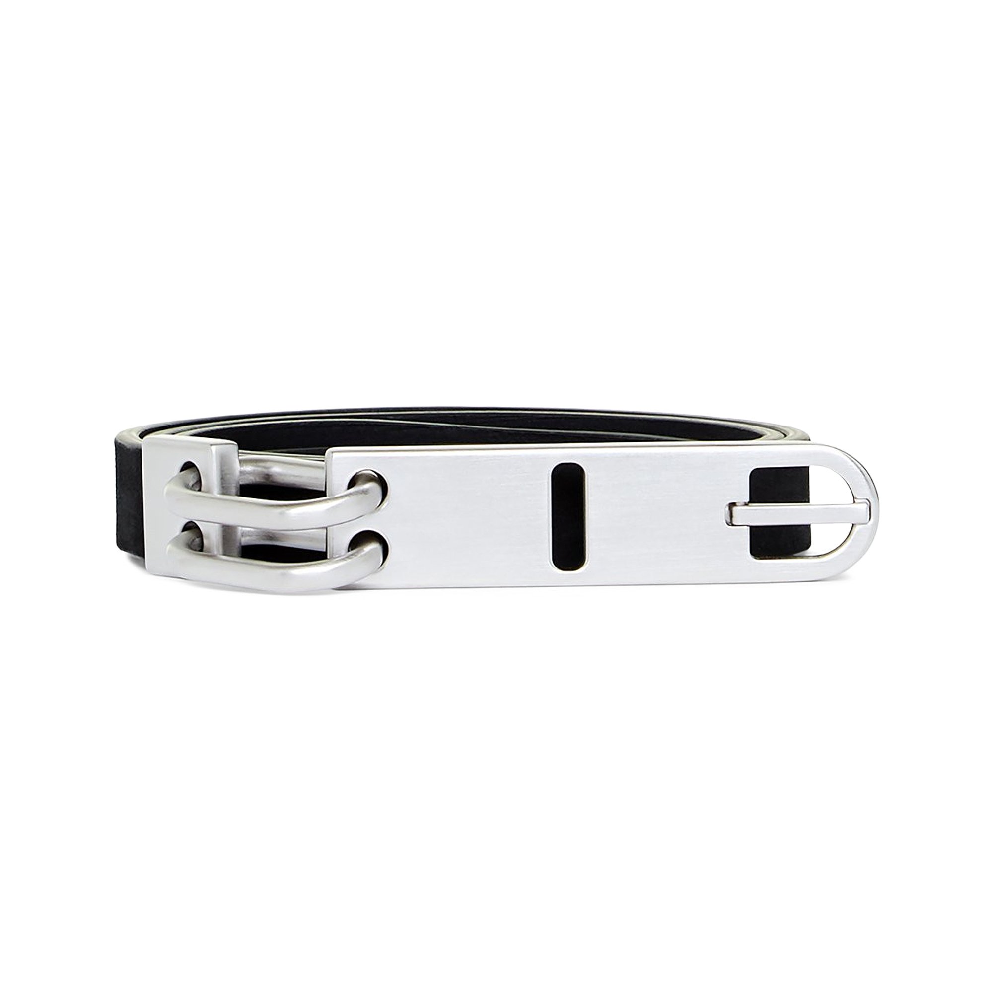 Rick Owens Men Tongue Leather Belt 'Black' | GOAT