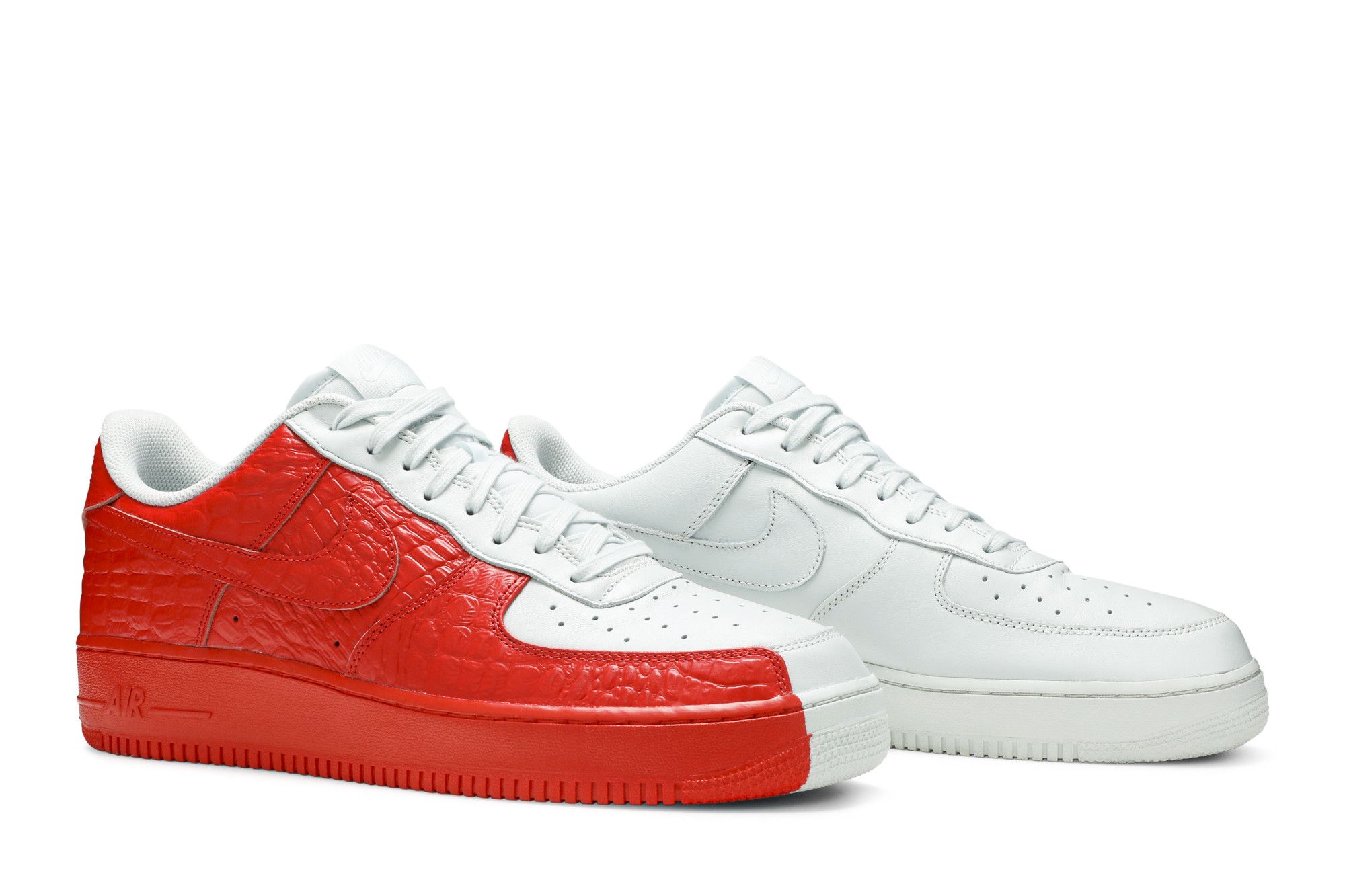Air force 1 low split grey red clearance
